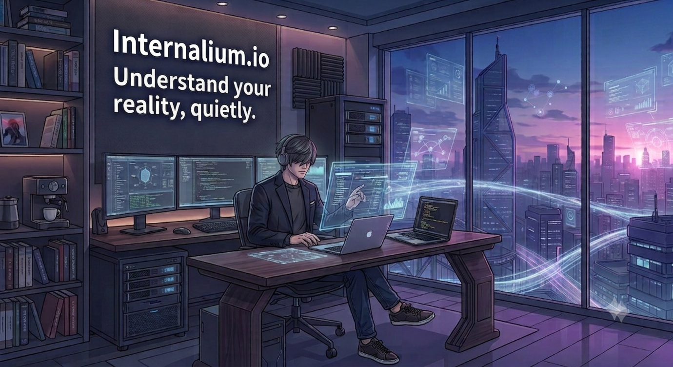 Internalium.io - Understand your reality, quietly.